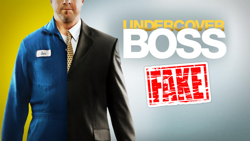 Cosa (non) vedremo in tv: Undercover Boss Fake